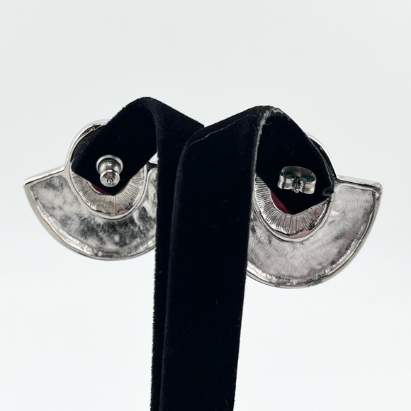 LOT of 4 PAIRS fun pierced earrings dangly assorted colors - Picture 3 of 8